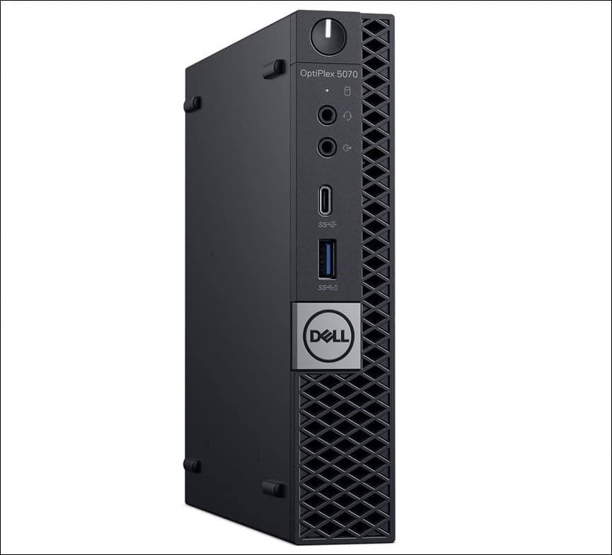 PC Dell Optiplex 5070 Tiny Intel Core i5 9^ Gen. 16/256GB Wifi Ricondizionato con Tastiera e Mouse - 4