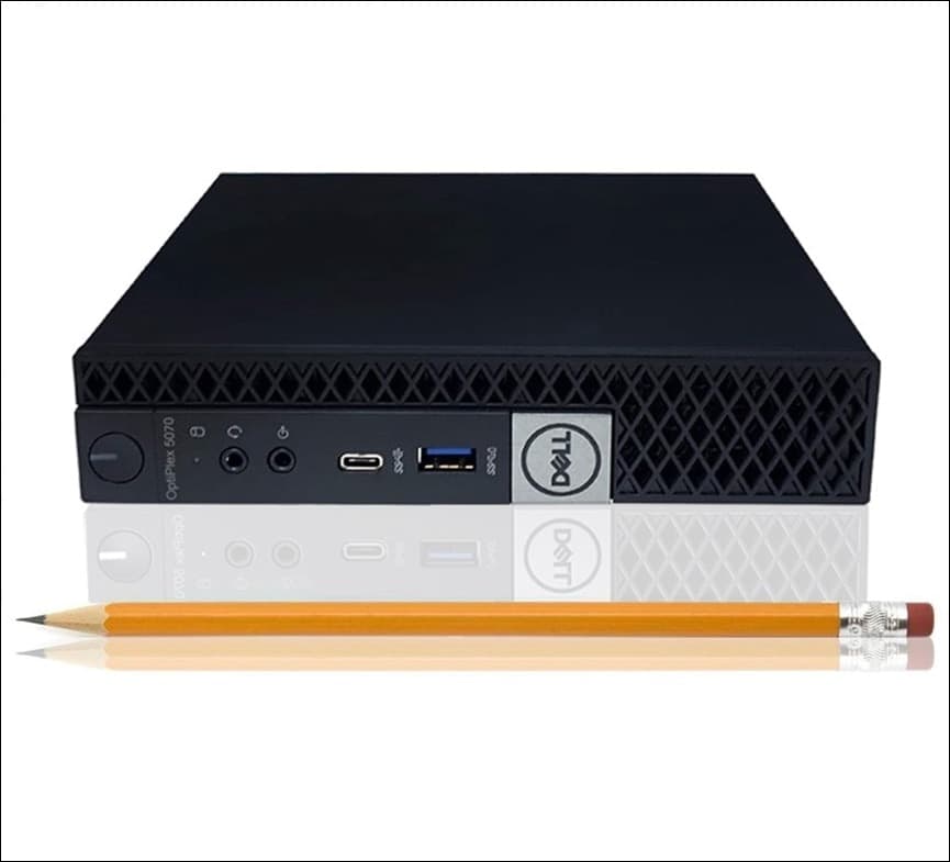 PC Dell Optiplex 5070 Tiny Intel Core i5 9^ Gen. 16/256GB Wifi Ricondizionato con Tastiera e Mouse - 5