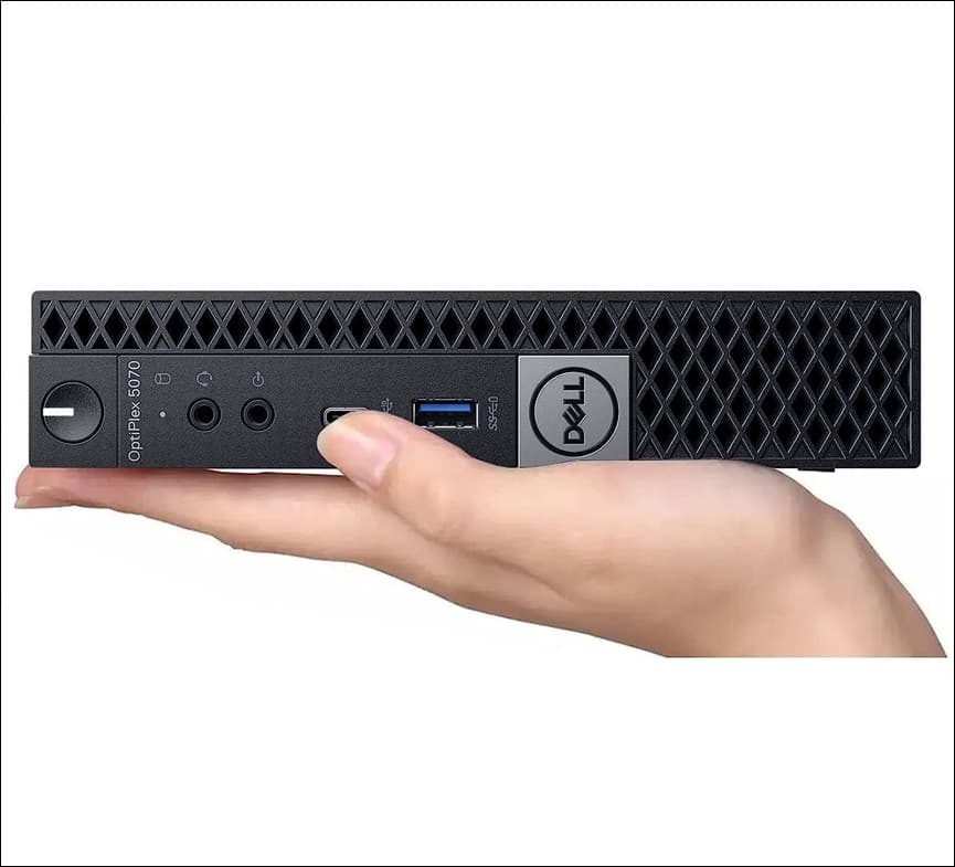 PC Dell Optiplex 5070 Tiny Intel Core i5 9^ Gen. 16/256GB Wifi Ricondizionato con Tastiera e Mouse - 6