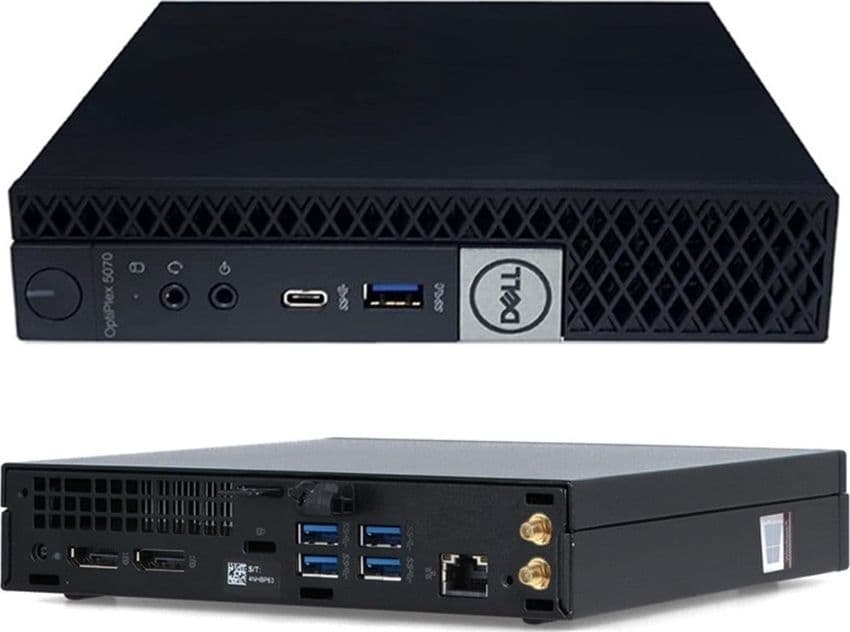 PC Dell Optiplex 5070 Tiny Intel Core i5 9^ Gen. 16/256GB Wifi Ricondizionato con Tastiera e Mouse - 8