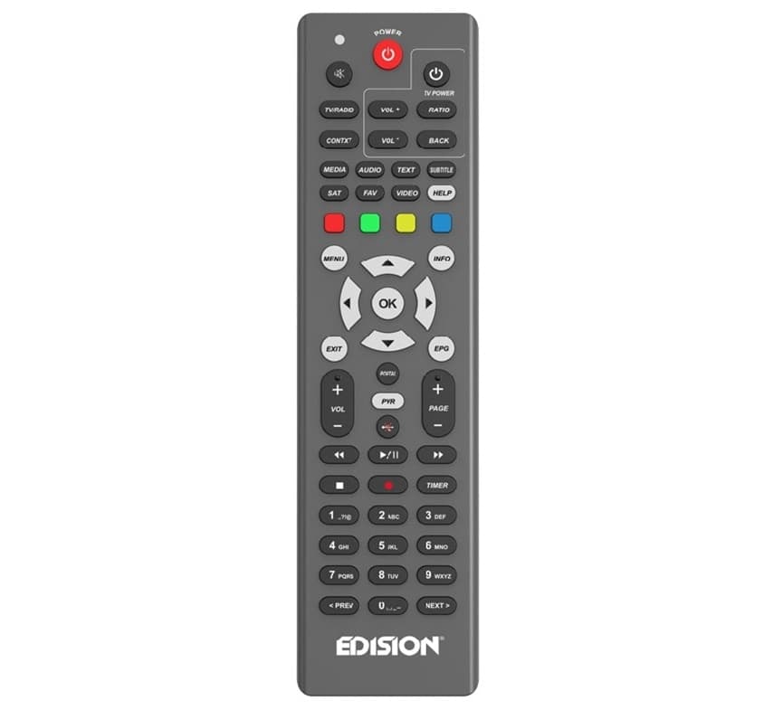 Telecomando Edision EDISION EDI-RCU OS ALU GRIGIO per diversi modelli