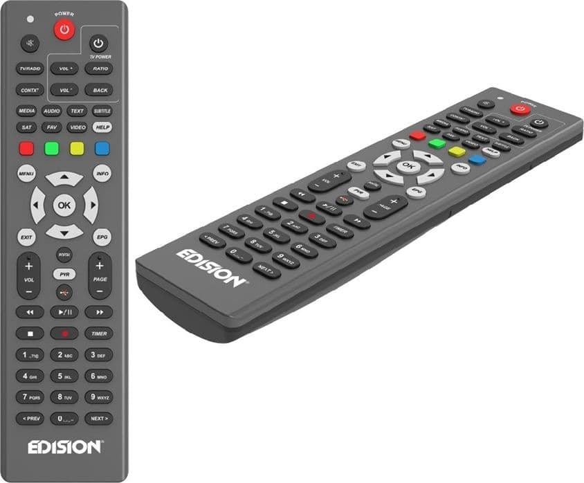 Telecomando Edision EDISION EDI-RCU OS ALU GRIGIO per diversi modelli - 3