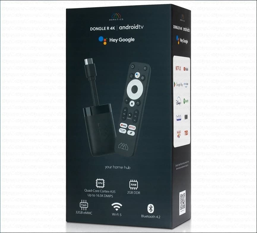 Homatics DONGLE R 4K HDMI 2/32GB Android TV 11 certificato Google - 7