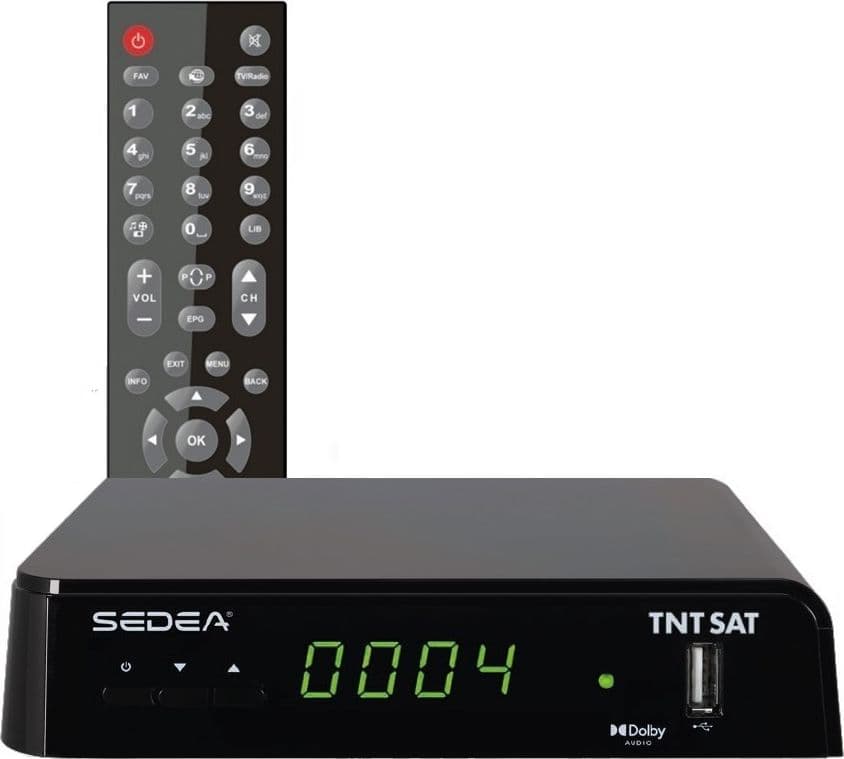 Decoder SEDEA TNT SAT F-9300HD con Smart Card Ufficiale TV Francese TNT HD - 5