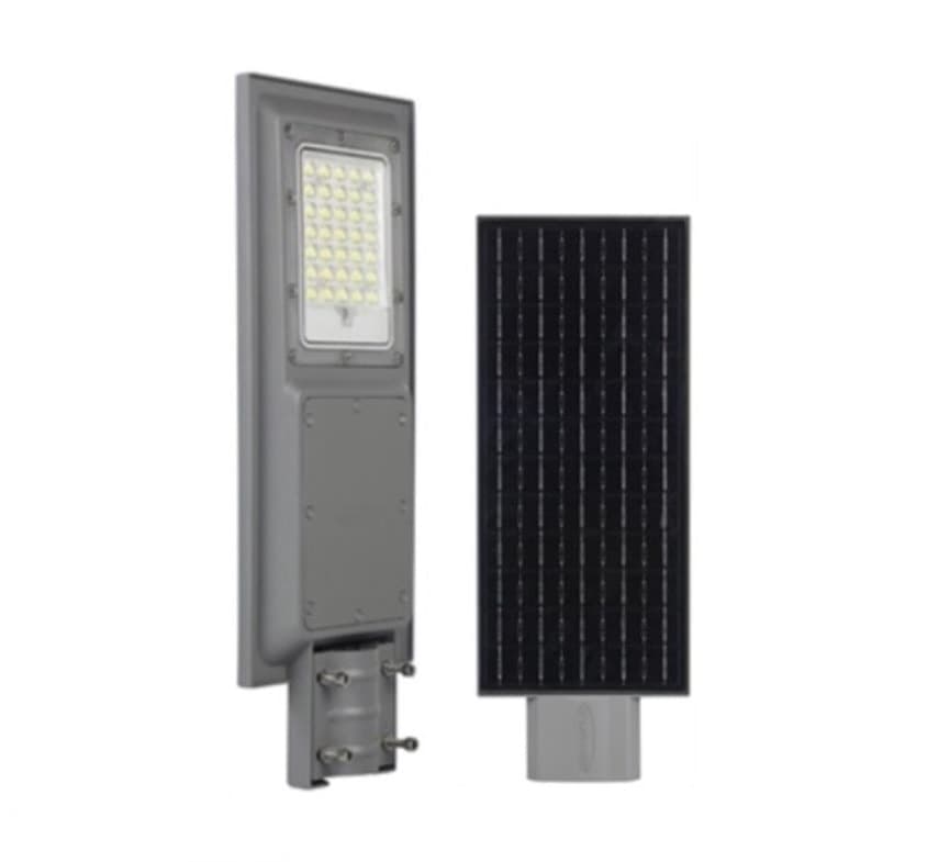 Faro stradale luce LED da 100W con pannello solare per esterno con sensore crepuscolare e movimento - 3