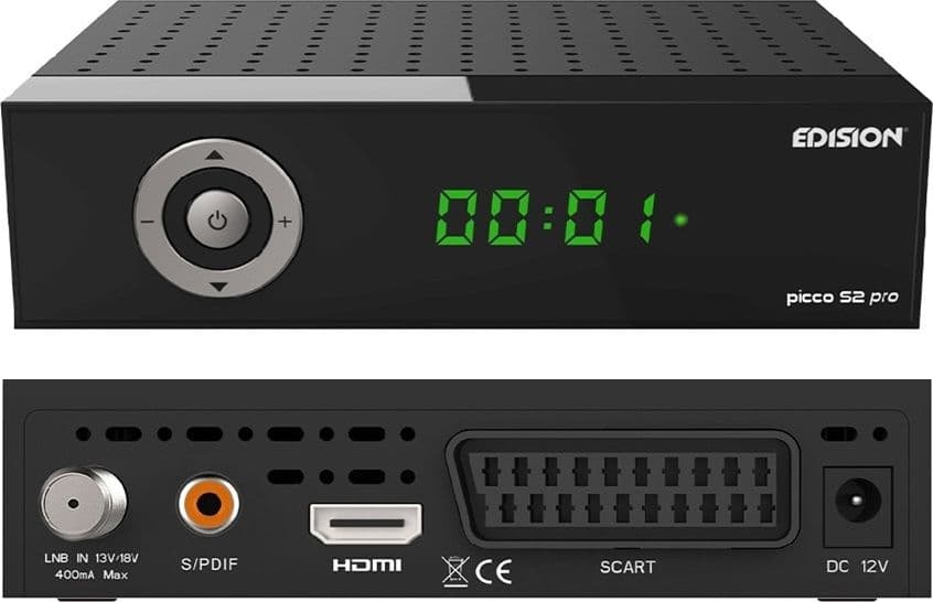 Edision PICCO S2 PRO DVB-S2 H.265/HEVC Multistream FULL HD Wifi - 7