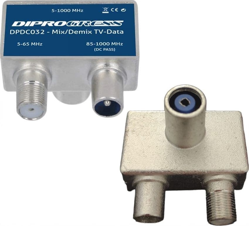 Mix-Demix MI RP IEC DIPROGRESS DPDC032 per sistema estensione internet via cavo TV DIPROGRESS - 2