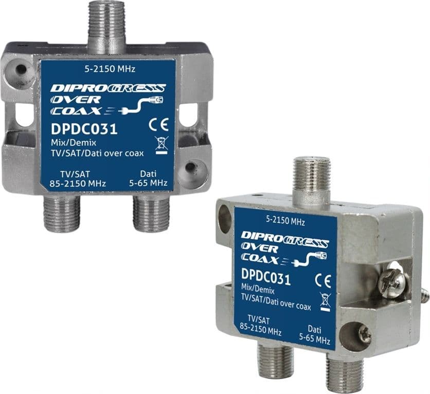 Mix-Demix F-F DIPROGRESS DPDC031 per sistema estensione internet via cavo TV DIPROGRESS - 2