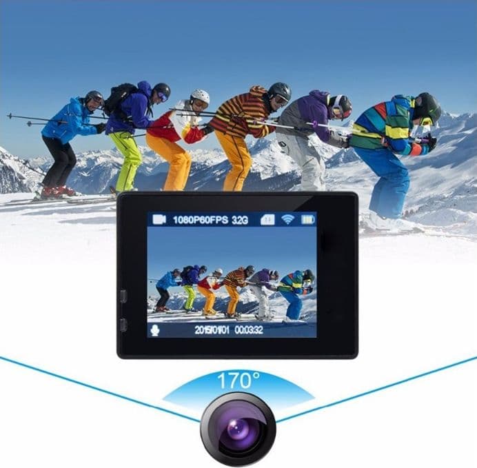 Action CAM 4K Subacquea 16MP WiFi (Colore NERO) - 5