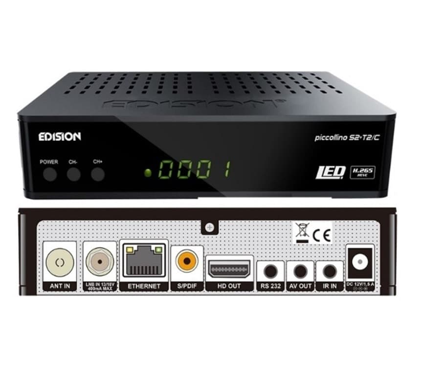 Edision Piccollino S2+T2/C H.265 Combo - 7