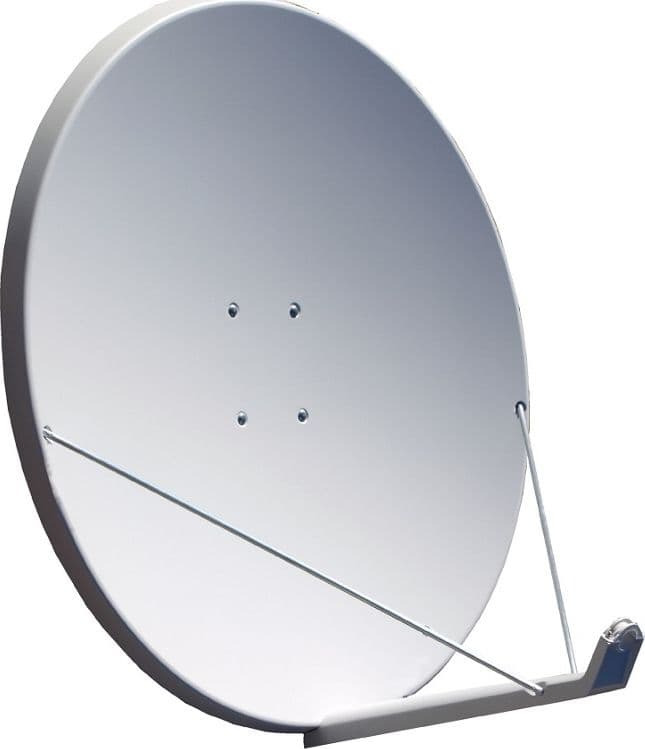 Parabola 120 Cm Offset Laminas bianca in fibra di vetro + Az EL - 4