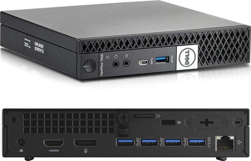 PC Dell Optiplex 7050 Mini Intel Core i5-7500T 8/256GB Ricondizionato - 7