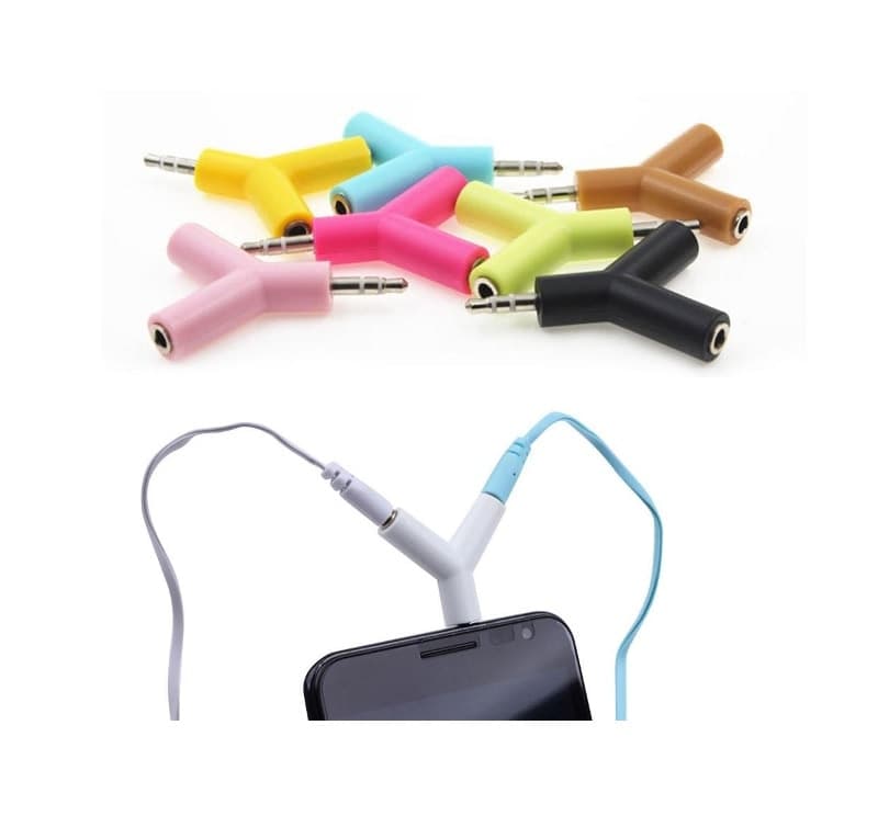 Splitter Audio Jack 3.5mm per Cuffie Colorato - 2