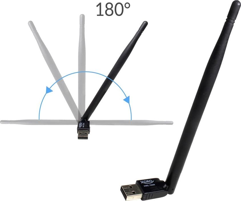 WIFI USB XORO HWL 155N 150 Mbps 5dBi - 4