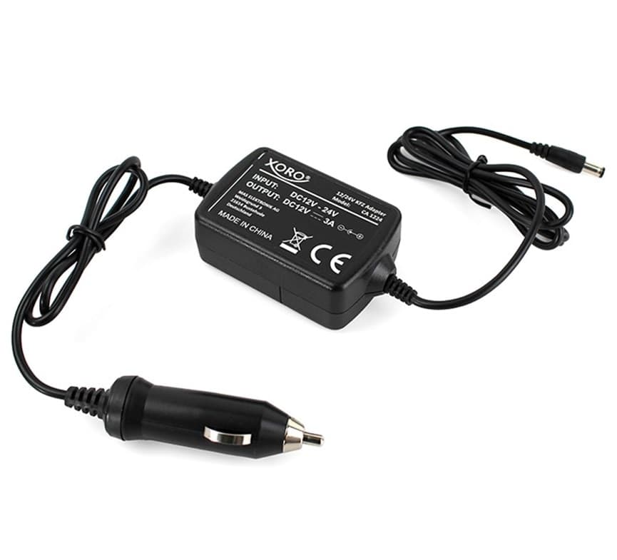 Adattatore stabilizzato per auto 12V/24V per TV e Ricevitori XORO CA1224 - 3