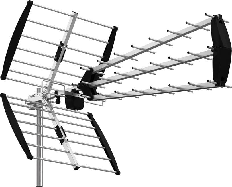 Antenna digitale terrestre Banda UHF a 27 elementi CH 21-60 FULL HD alto guadagno con Filtro 5G LTE AMIKO AHD-344  - 3