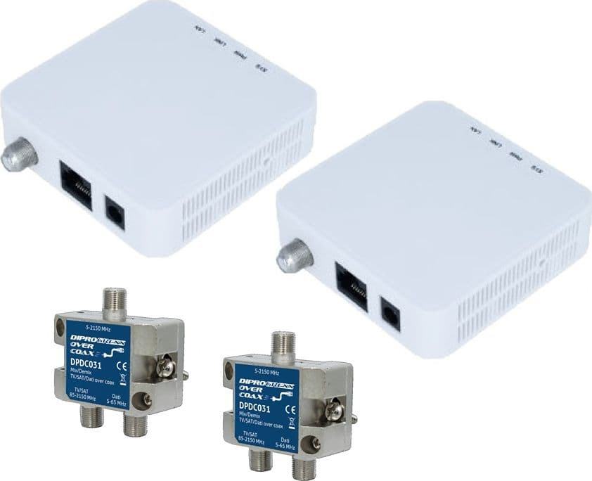 Kit Estensore Internet Via Cavo TV DIPROGRESS DPDC021 - 5
