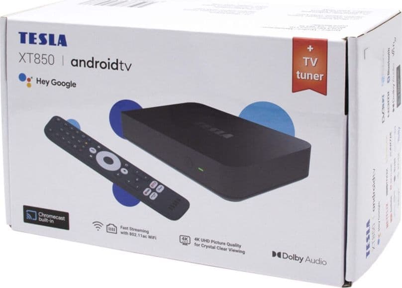 Smart Box Android TV TESLA XT850 4K 2/32GB DVB-T2 H.265 HEVC 10bit Digitale Terrestre Wifi - 7