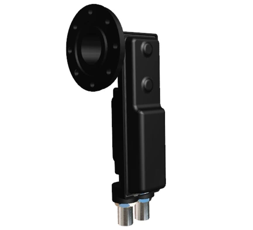 LNB Twin Flange PRO INVERTO per parabole primo fuoco e Offset - 3