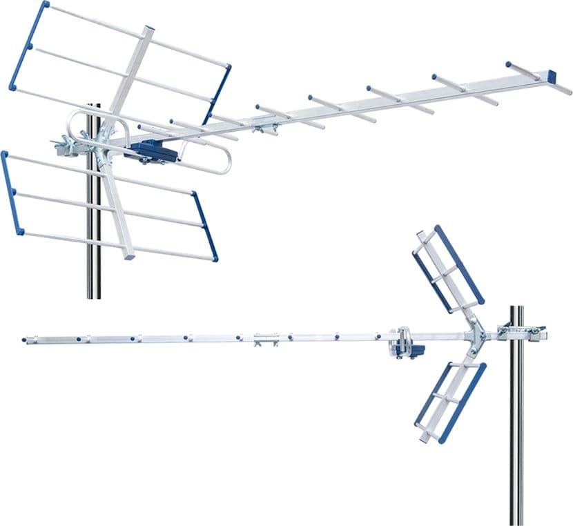 Antenna Digitale Terrestre Banda UHF CH 21-48 con Filtro 5G LTE EDISION YAGI 12db - 5