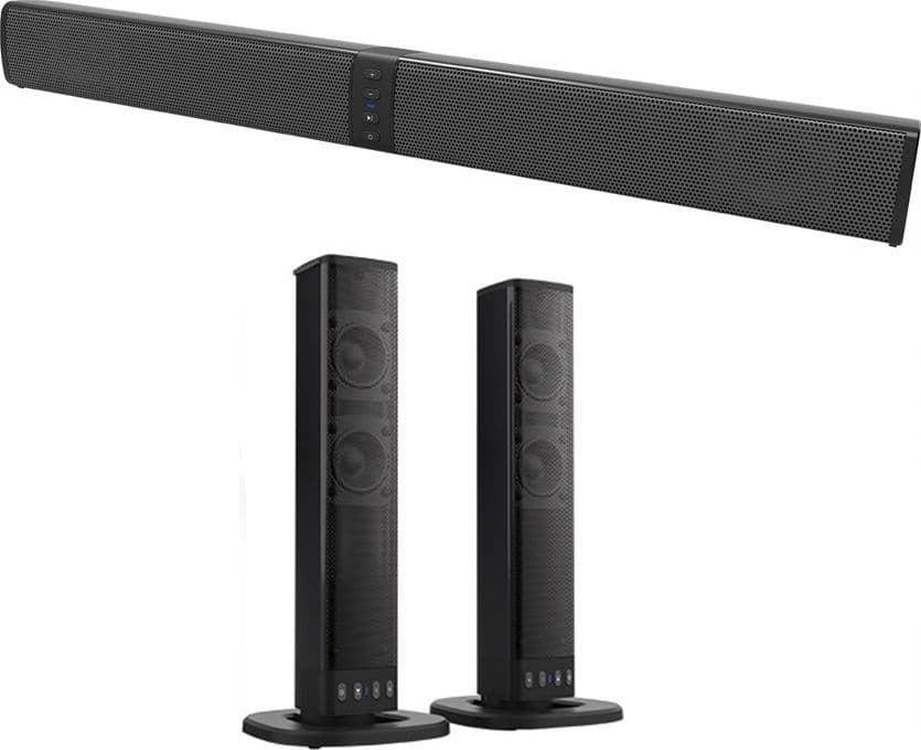 Soundbar XORO HSB 55 2-in-1 da 20 Watt con AUX Bluetooth USB - 5