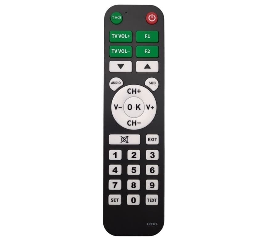Telecomando con tasti grandi per decoder satellitari XORO HRS 8830 / WWIO UNICO e UNICO PRO - 2