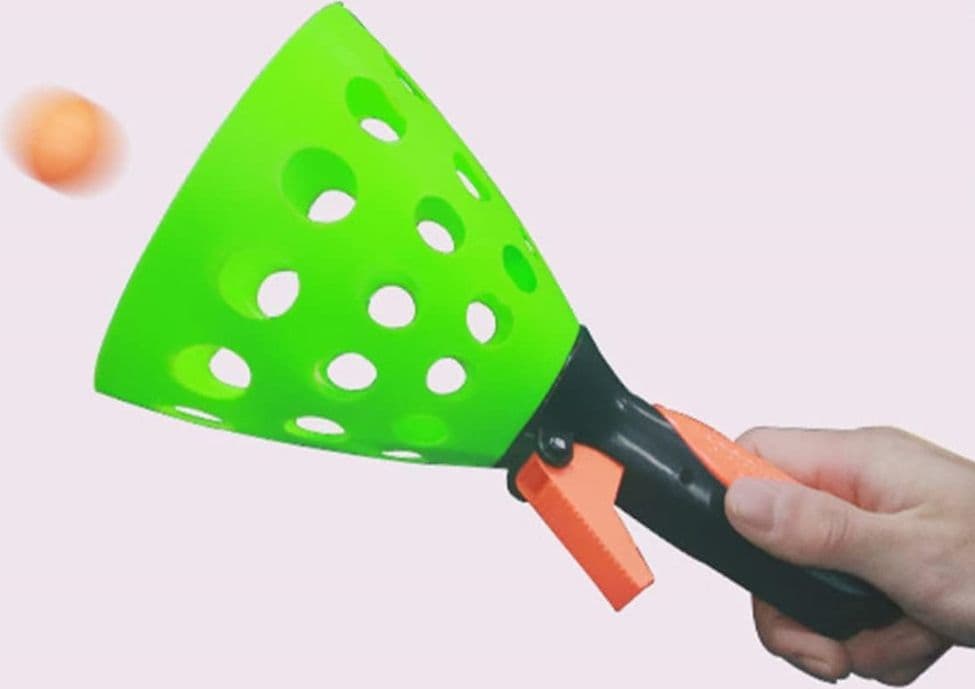 GIOCO LANCIA PRENDI PALLINA CESTINO CON PALLE GIOCATTOLI PER BAMBINI COLORATI 6717032 - 3