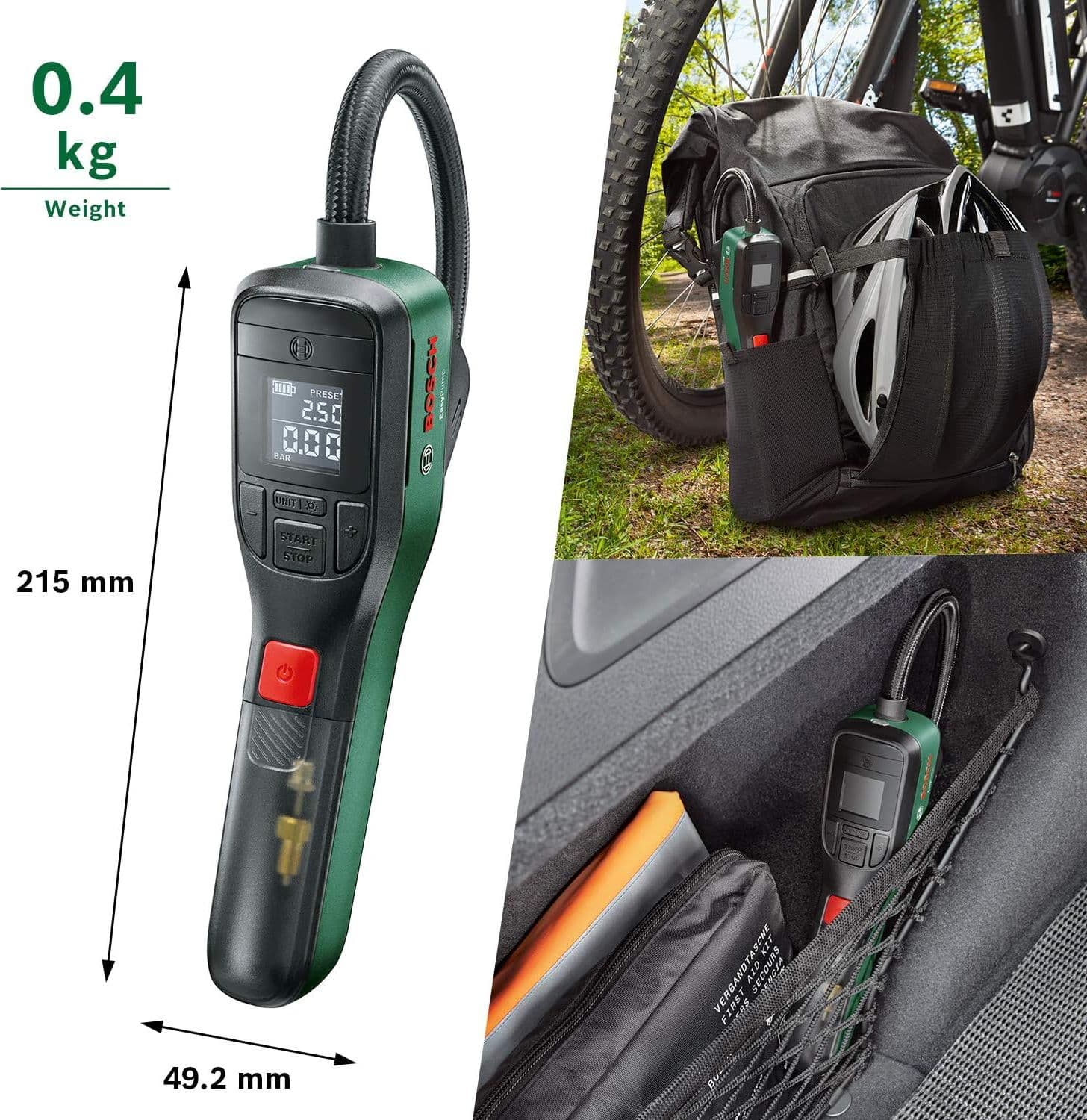 Bosch Mini Compressore Portatile a Batteria BOSCH-1202600 - 10