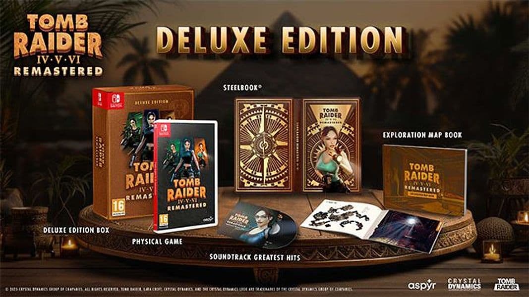 Tomb Raider IV-V-VI Remastered Starring Lara Croft Deluxe Edition SWITCH UK in Computer e videogiochi Prezzo Bomba Store - Casalnuovo di Napoli, commercioVirtuoso.it