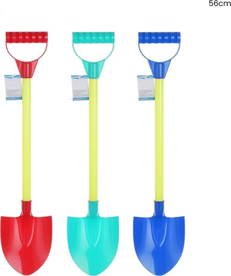 PALA VANGA MARE SPIAGGIA PALETTA PER SABBIA GIOCATTOLO PER BAMBINI 56CM COLORATA 618560 - 2
