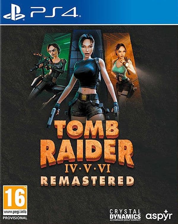 Tomb Raider IV-V-VI Remastered Starring Lara Croft PS4 UK
