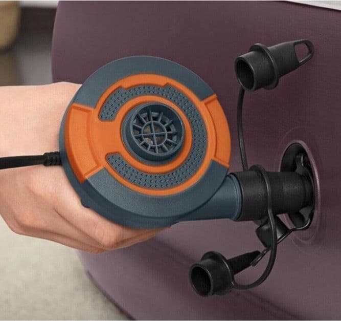 POMPA DI GONFIAGGIO ELETTRICA POWERTOUCH A CORRENTE ALTERNATA AC CON ADATTATORI 62252 - 4