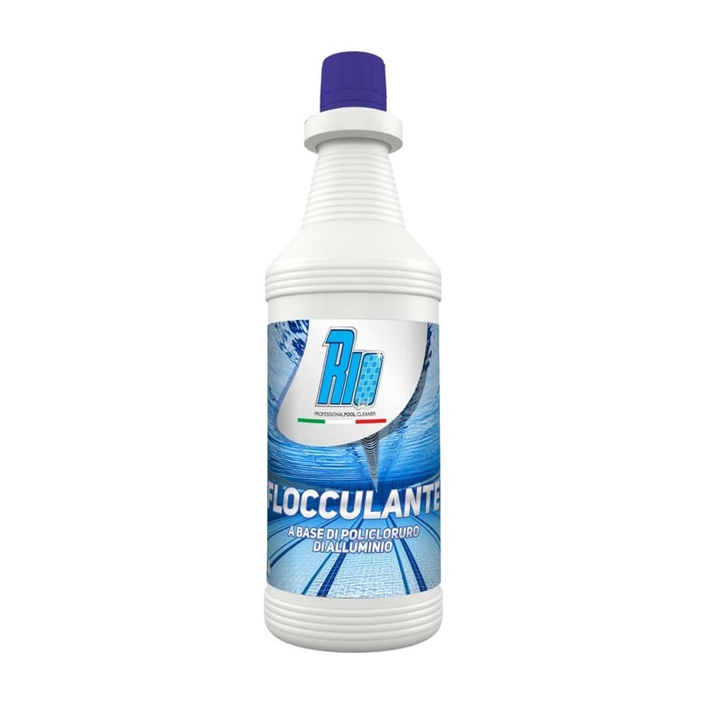 FLOCCULANTE PER ACQUA PISCINA LIQUIDO A BASE DI IPOCLORURO DI ALLUMINIO DA 1 KG 655103A