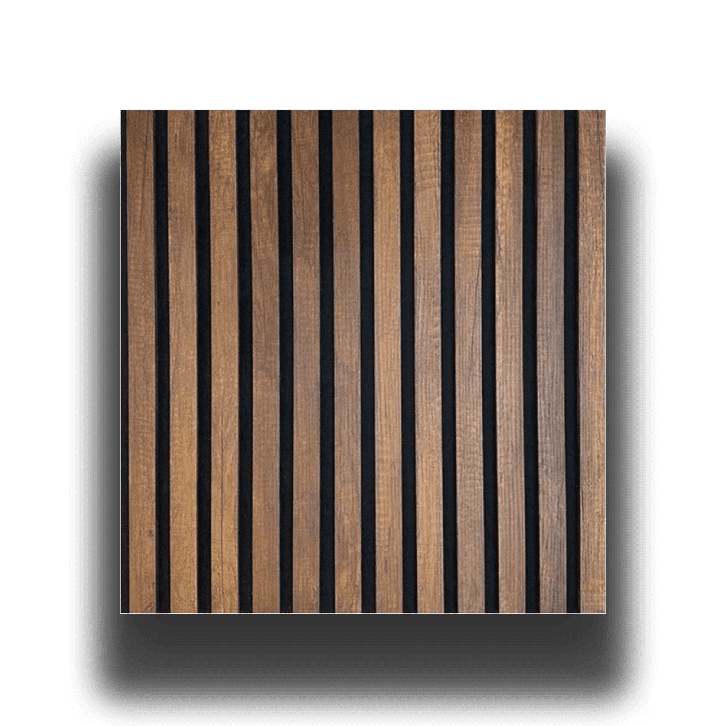 Pannello ACUSTICO Euroacustic Flex (1,65mq) a Lamelli in FIBRA DI LEGNO + feltro mis. 9x600x2750mm varie Texture - Eternal Parquet