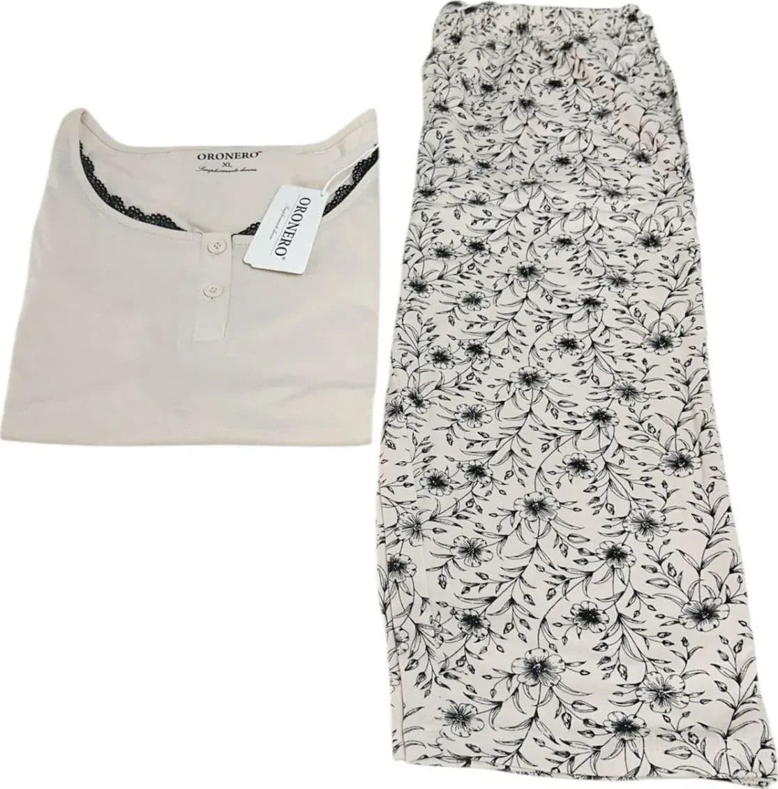 Pigiama Donna Primavera/Estate Oronero OD433 Cotone - 2