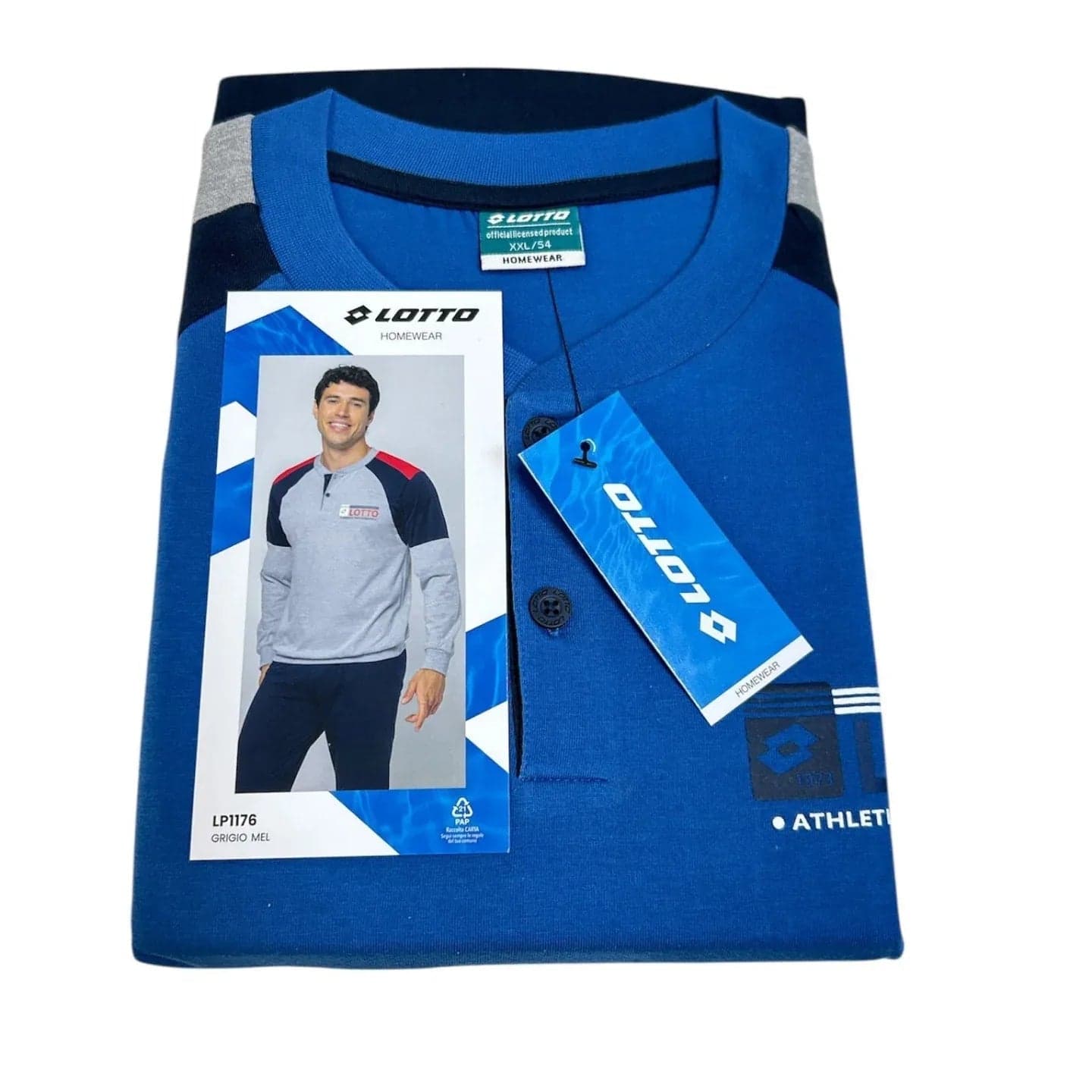 Pigiama Uomo Primavera/Estate Lotto LP1176 Cotone - 4