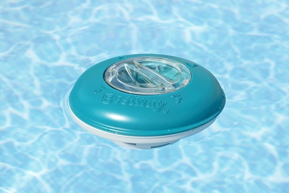 DISPENSER DOSATORE PER CLORO GALLEGGIANTE DA 16.5CM TRATTAMENTO ACQUA PISCINA 58769 - 7