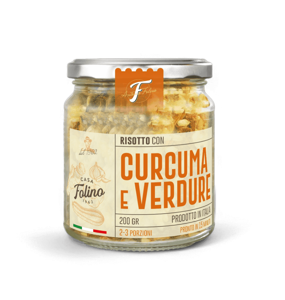 Risotto Curcuma E Verdure 200 gr