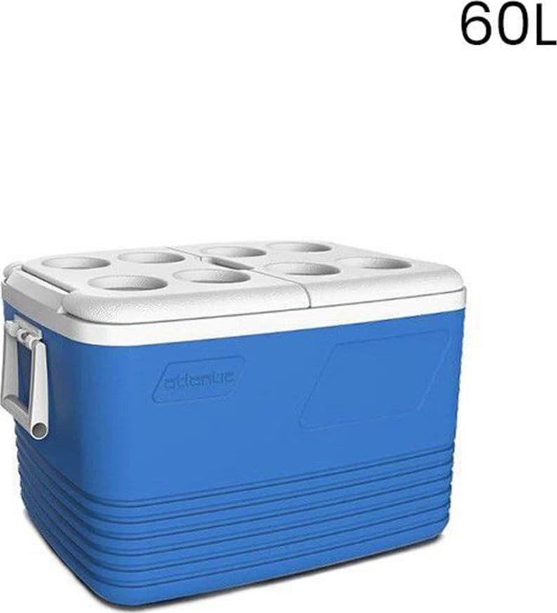 FRIGORIFERO PORTATILE CON PORTABICCHIERI BEVANDE VIAGGIO CAMPEGGIO PICNIC 60LT 286529 - 4