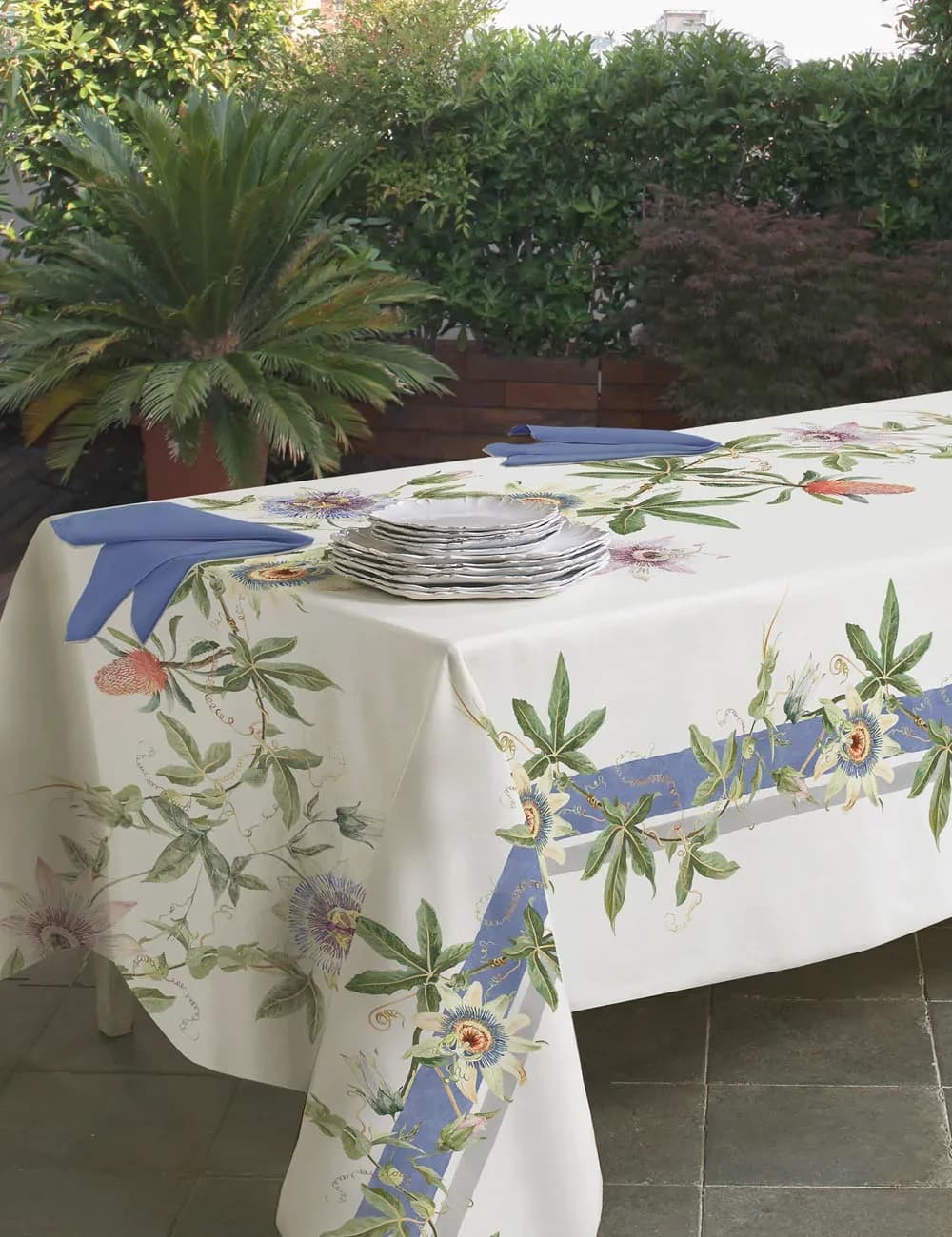 Tovaglia Midori in stampa digitale 100% panama di cotone – Tessitura Randi - 2