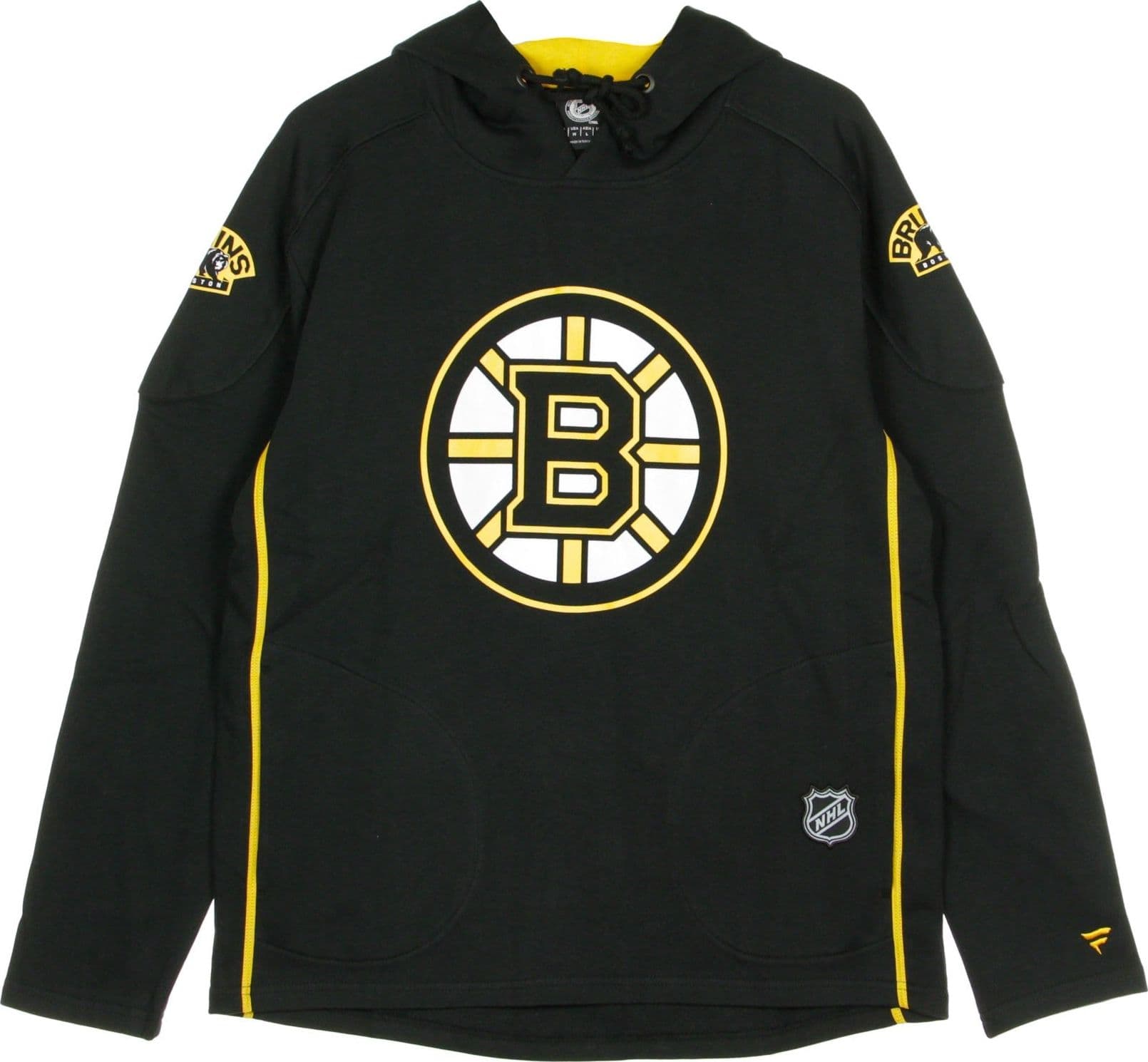 FANATICS BRANDED Felpa Leggera Cappuccio Uomo Nhl Franchise Overhead Hoodie Bosbru Original Team Colors - 5