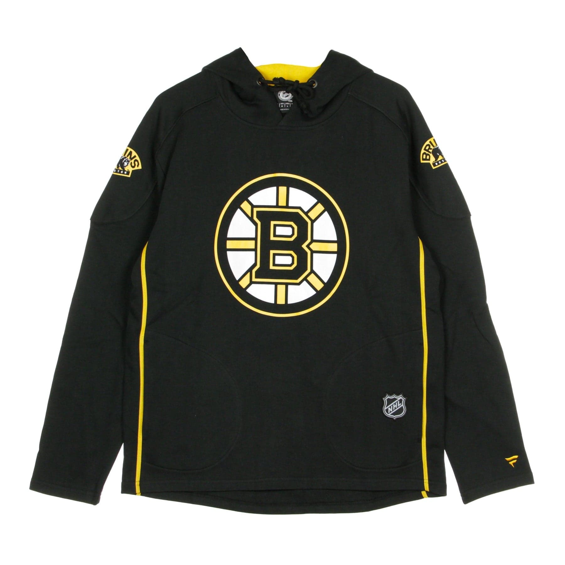 FANATICS BRANDED Felpa Leggera Cappuccio Uomo Nhl Franchise Overhead Hoodie Bosbru Original Team Colors - 5