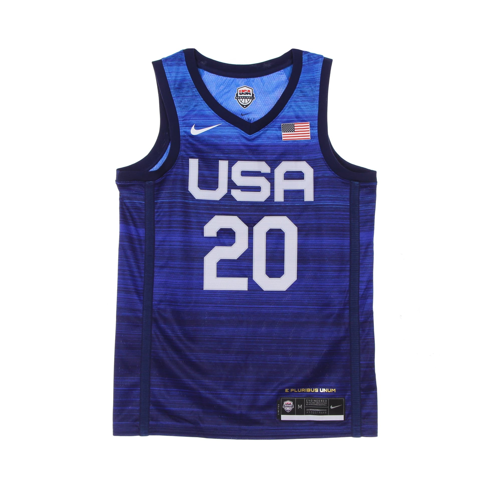 NIKE NBA Canotta Basket Uomo Nba Jersey Limited Road Team Usa Obsidian/white - 7
