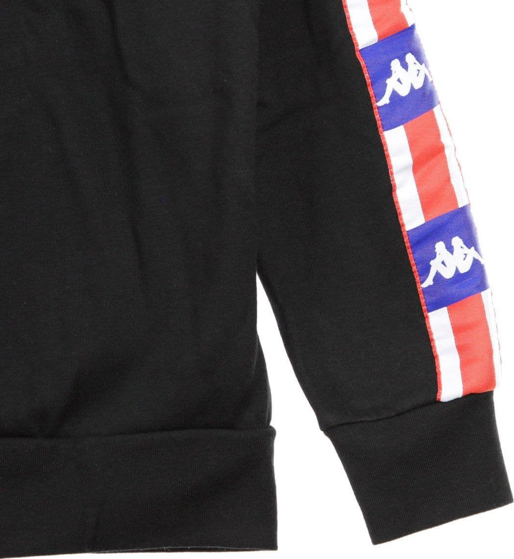 KAPPA Felpa Cappuccio Uomo Authentic La Bartus Black/blue - 3