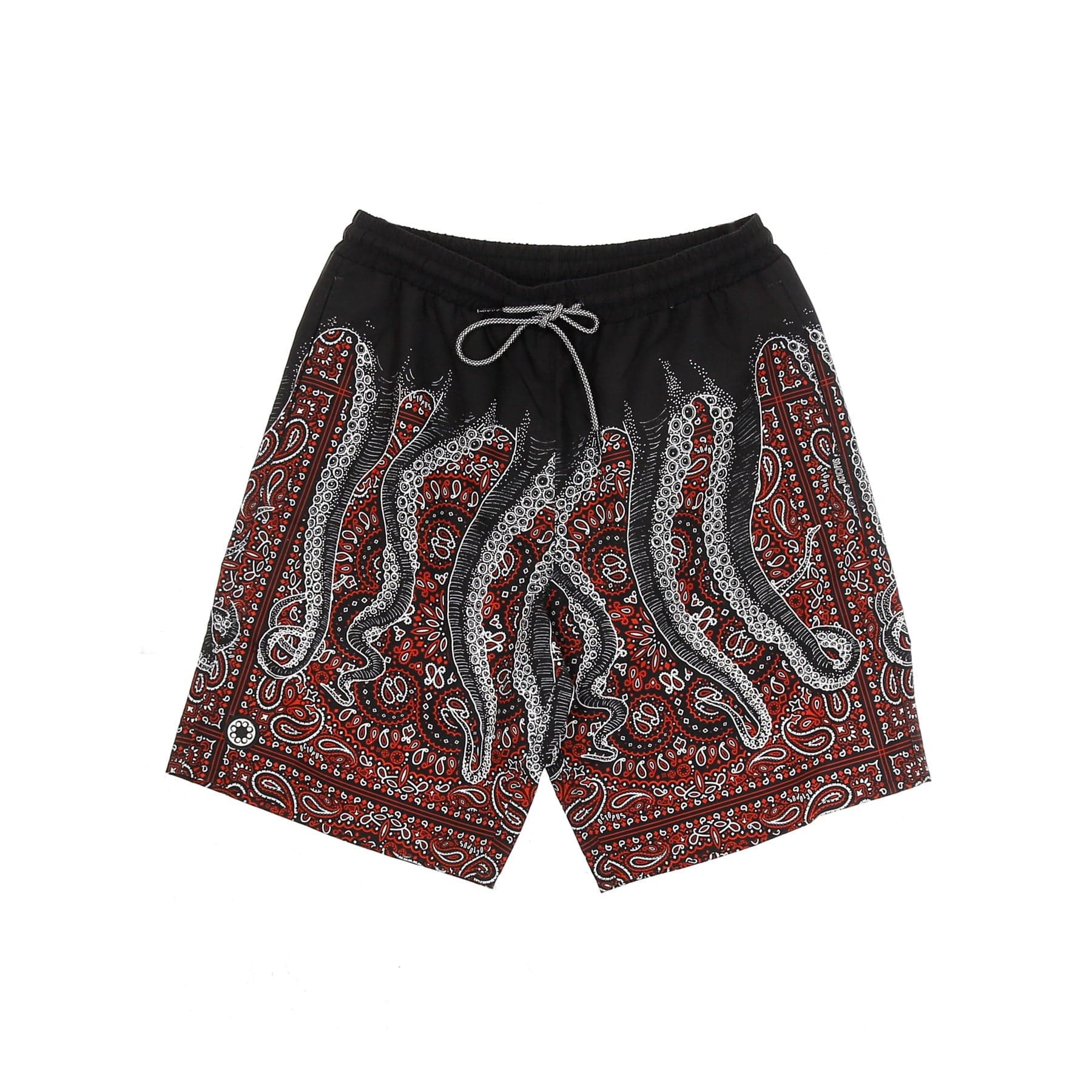 OCTOPUS Costume Bermuda Uomo Bandana Boardshorts Black - 5