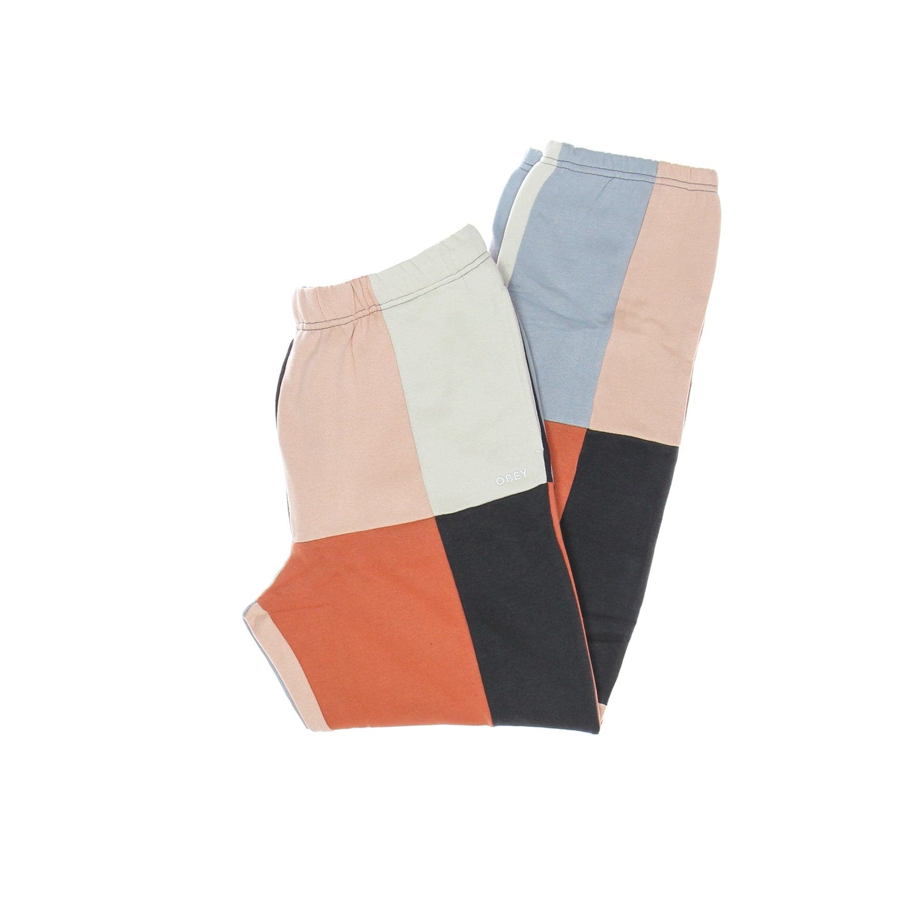 OBEY Pantalone Tuta Felpato Donna Lockdown Sweatpant French Navy Multi - 6