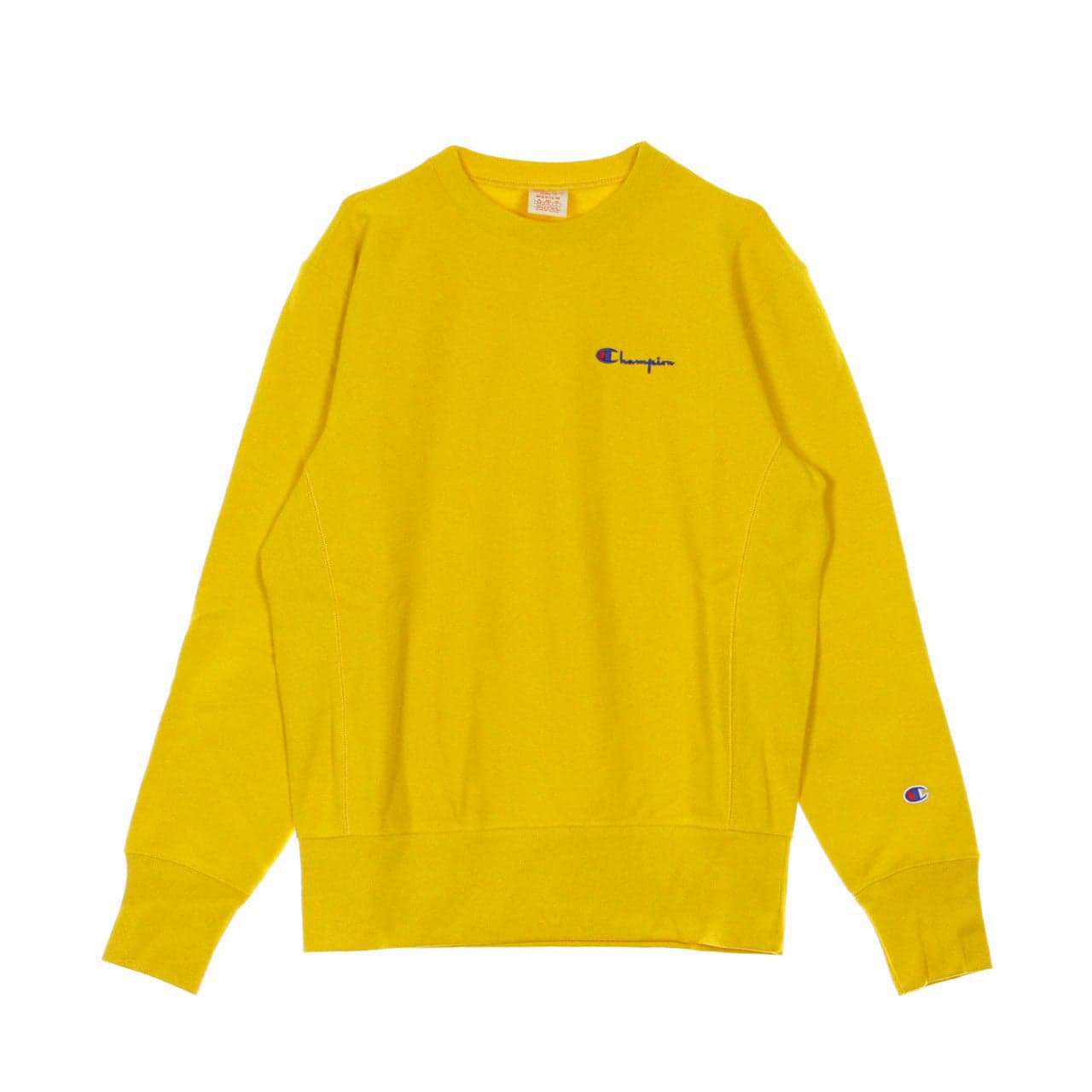 CHAMPION Felpa Girocollo Uomo Reverse Weave Yellow - 4