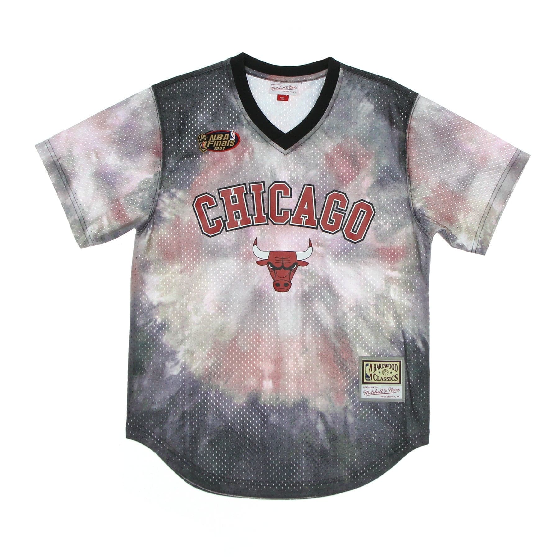 MITCHELL &amp; NESS Casacca Uomo Nba Tie-dye Mesh Jersey Hardwood Classics Chibul Original Team Colors - 6