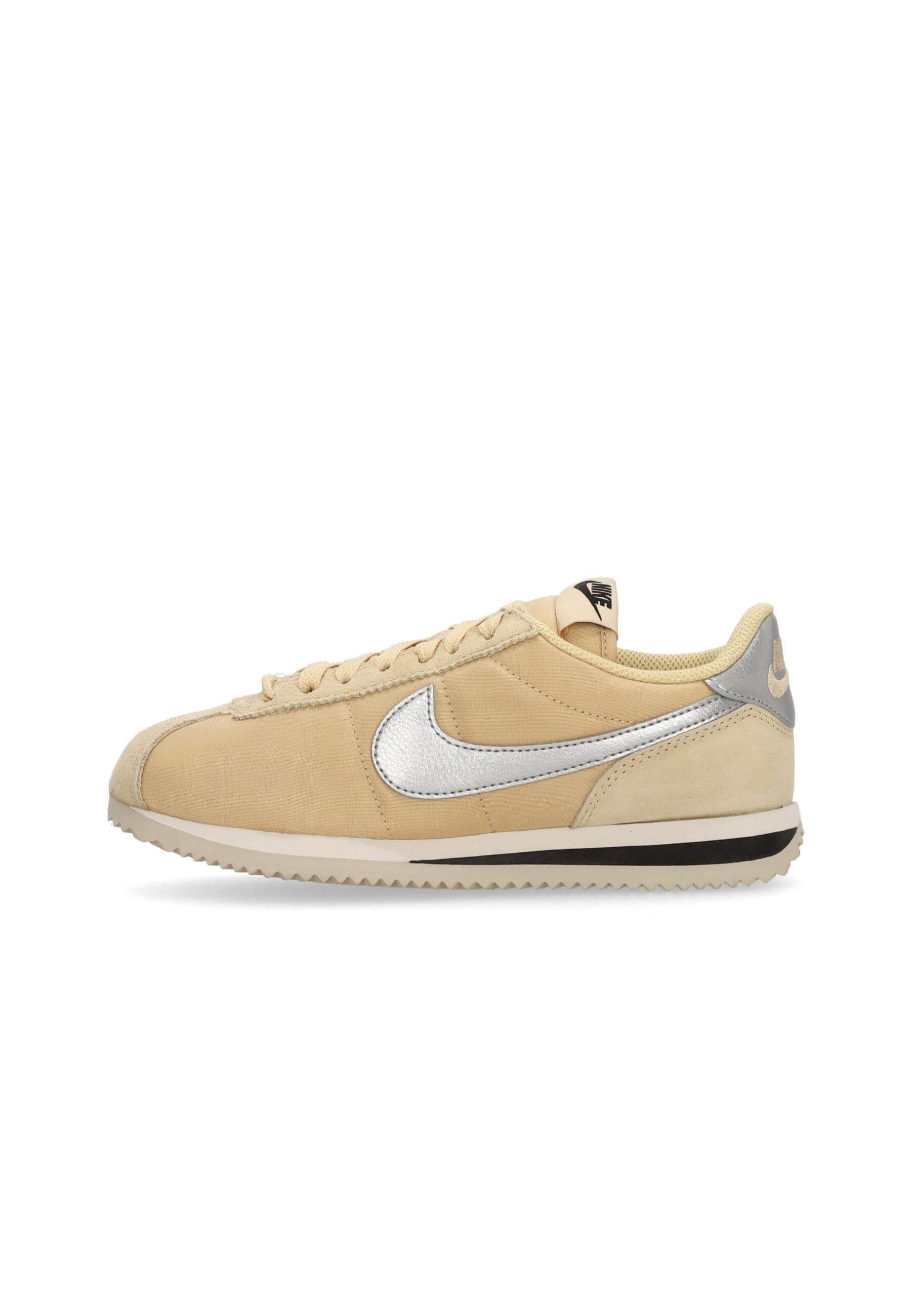 Nike Scarpa Bassa Donna W Cortez Sesame/metallic Silver/lt Orewood Brn - 7
