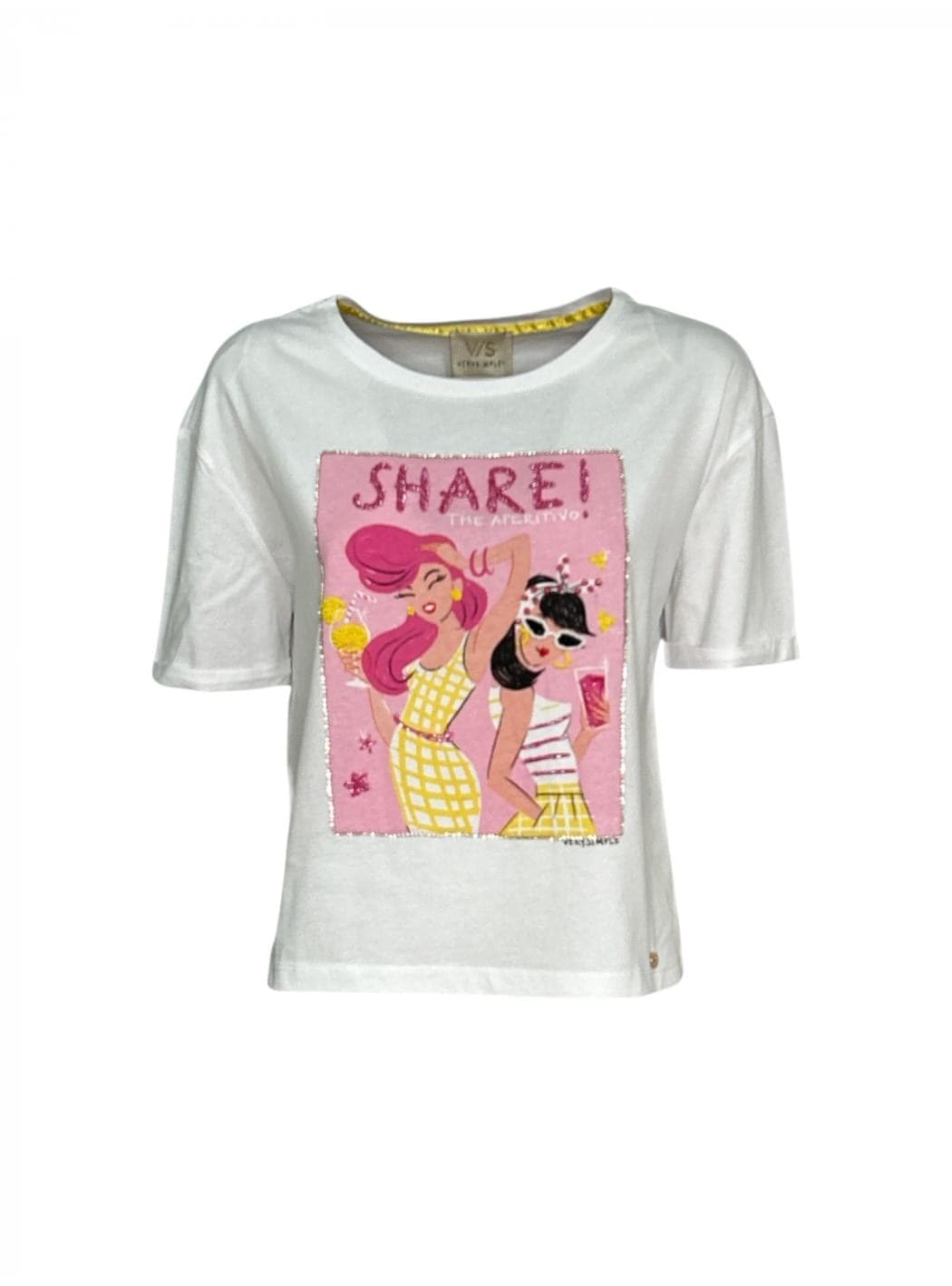 VERY SIMPLE T-shirt Donna Very Simple V154_13 – WHITE